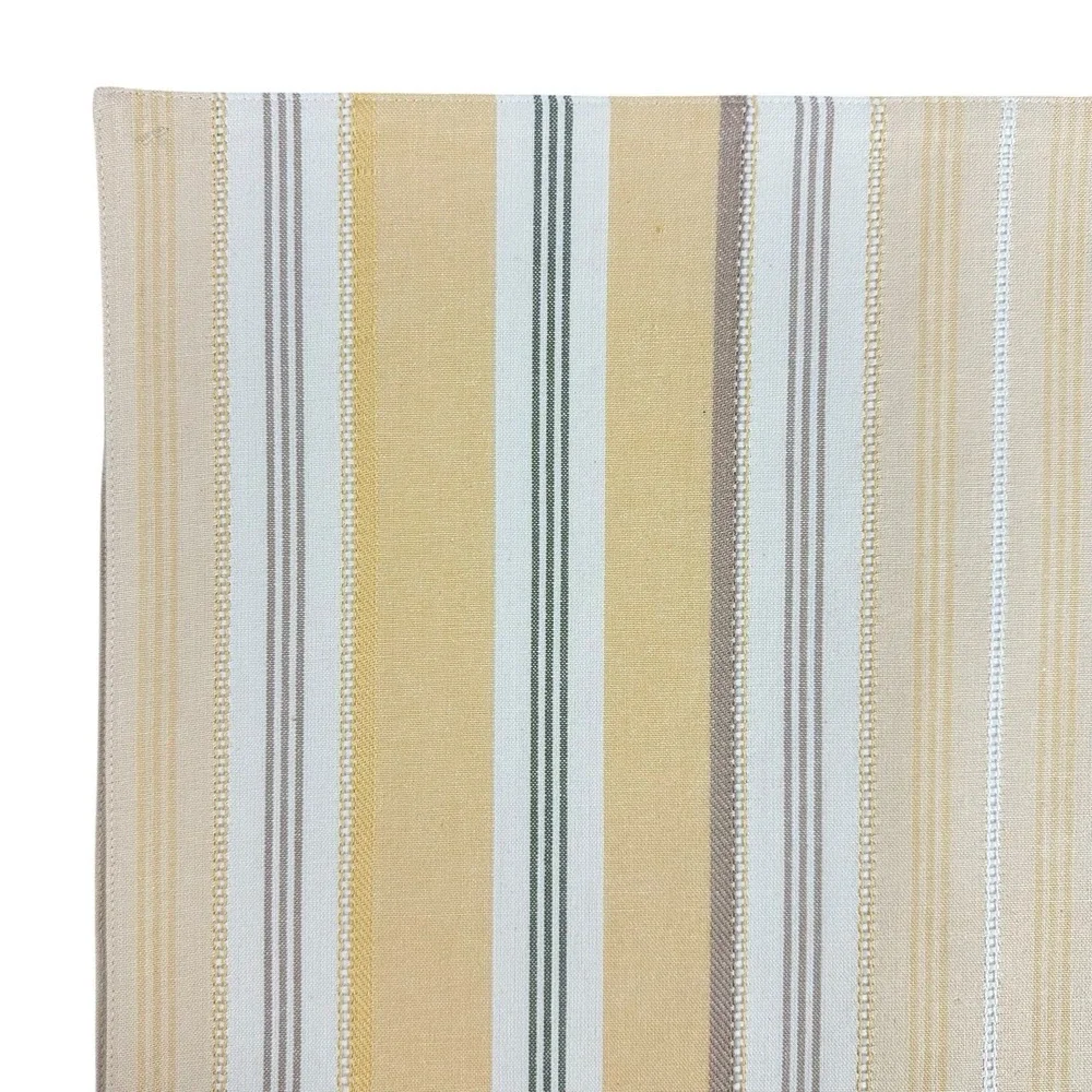 Sonoma Life & Style Cotton Placemats Set Of 4 Stripe Neutral Farmhouse NEW Kohls
